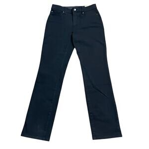 Chicos Fabulously Slimming Jeans 0/Small/4 Black Straight Leg Stretchy Classic